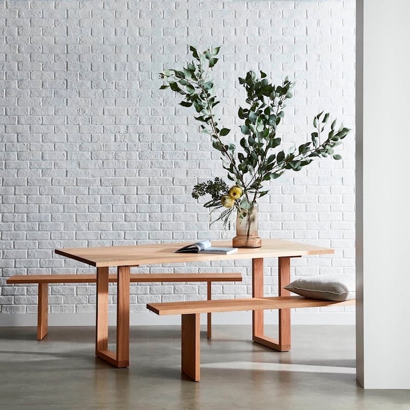 Mark Tuckey Marshal Dining Collection  Solid Oak/Natural Custom Dining Table 1800mm