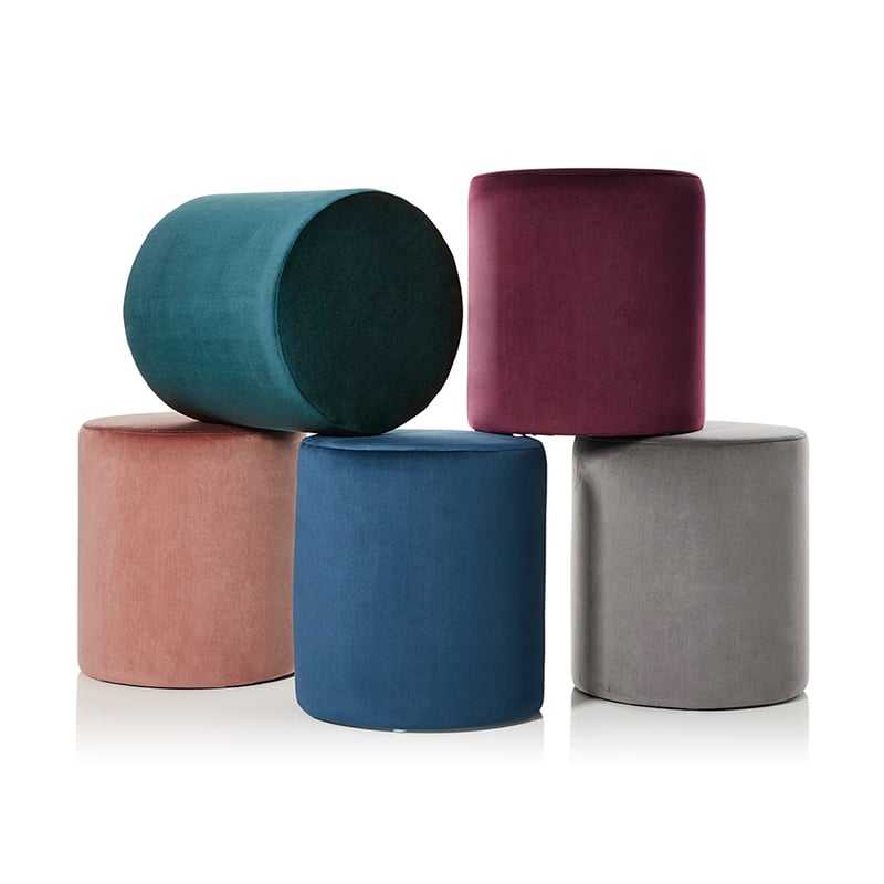 Oakland Ottoman Rose Pink