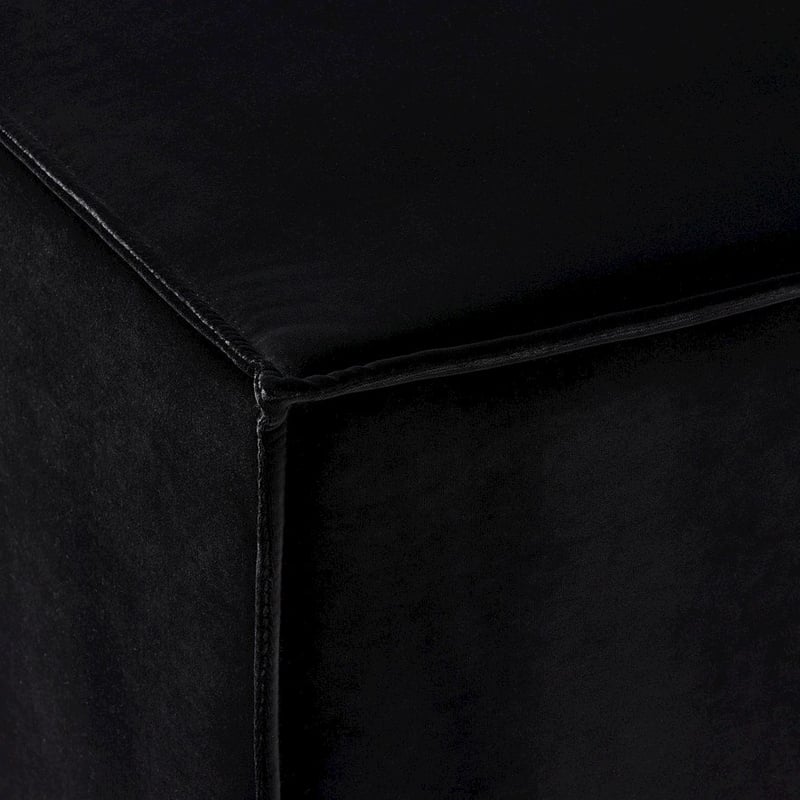 Dali Ottoman  Black 80cm