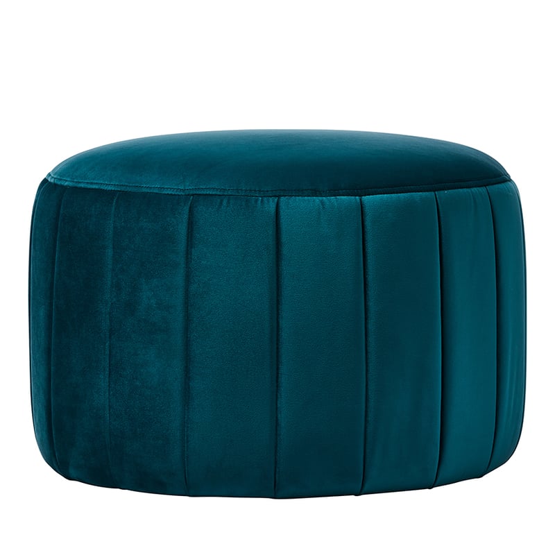 Kensington Small Teal Ottoman
