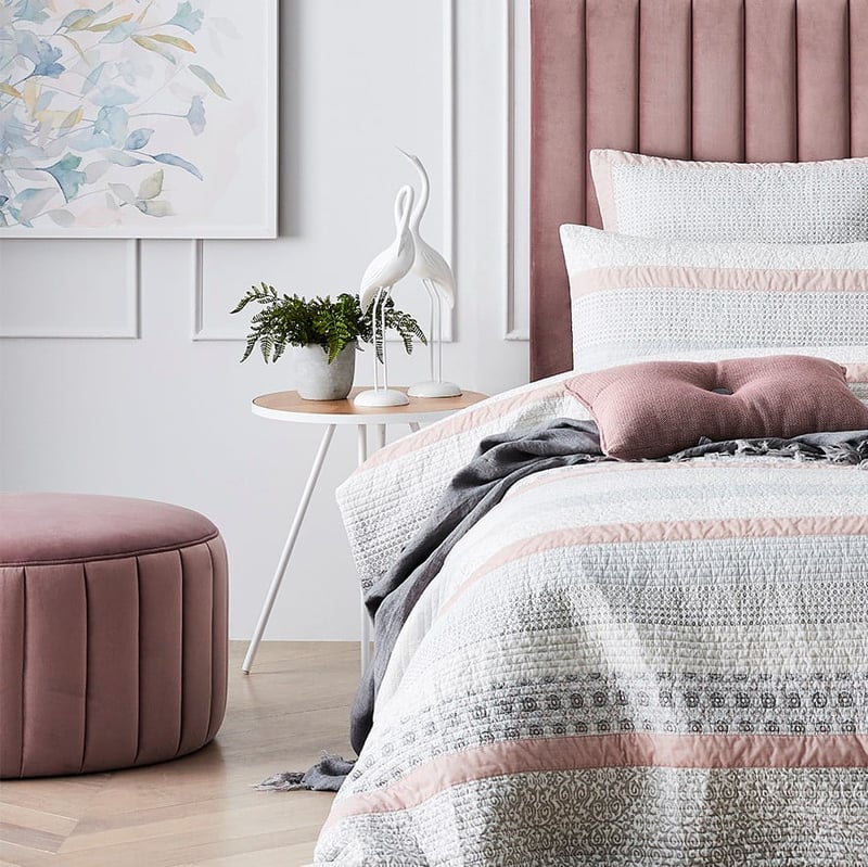 Kensington Large Ottoman Rose Pink 