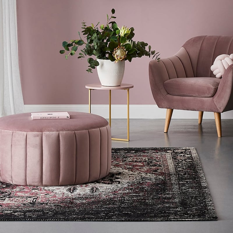 Kensington Large Ottoman Rose Pink 