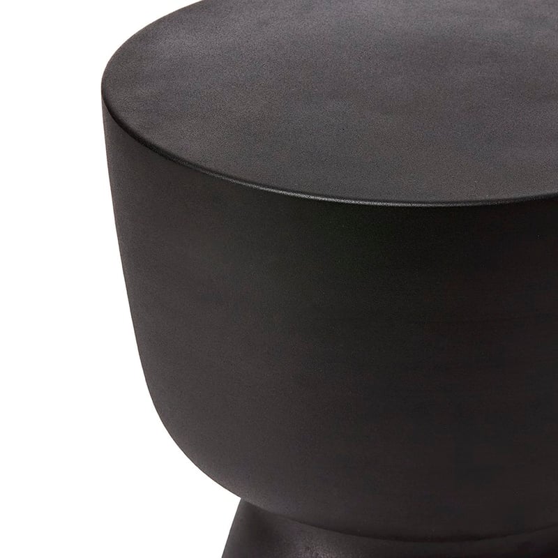 Mark Tuckey Black Metal Egg Cup Side Table