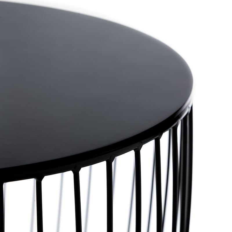 Element Round Side Table Black