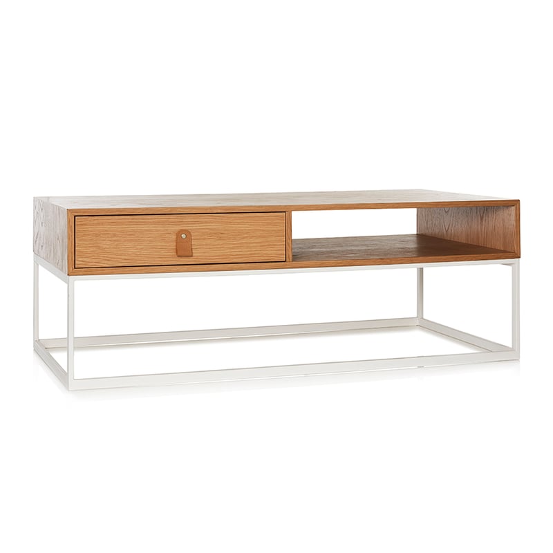 Milo Coffee Table Natural & White