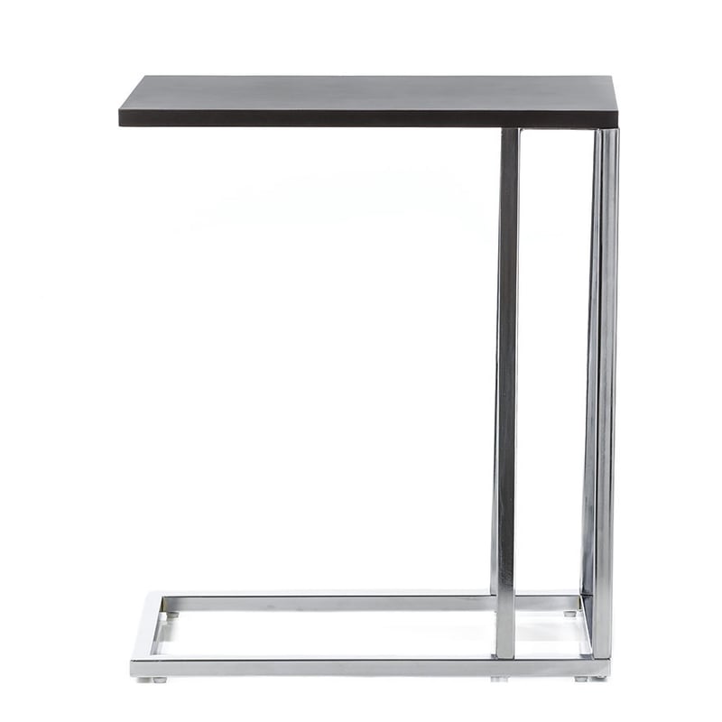 Ballarat C Table Chrome & Black