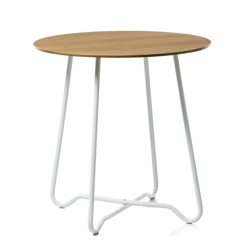 Shiloh Side Table White & Oak