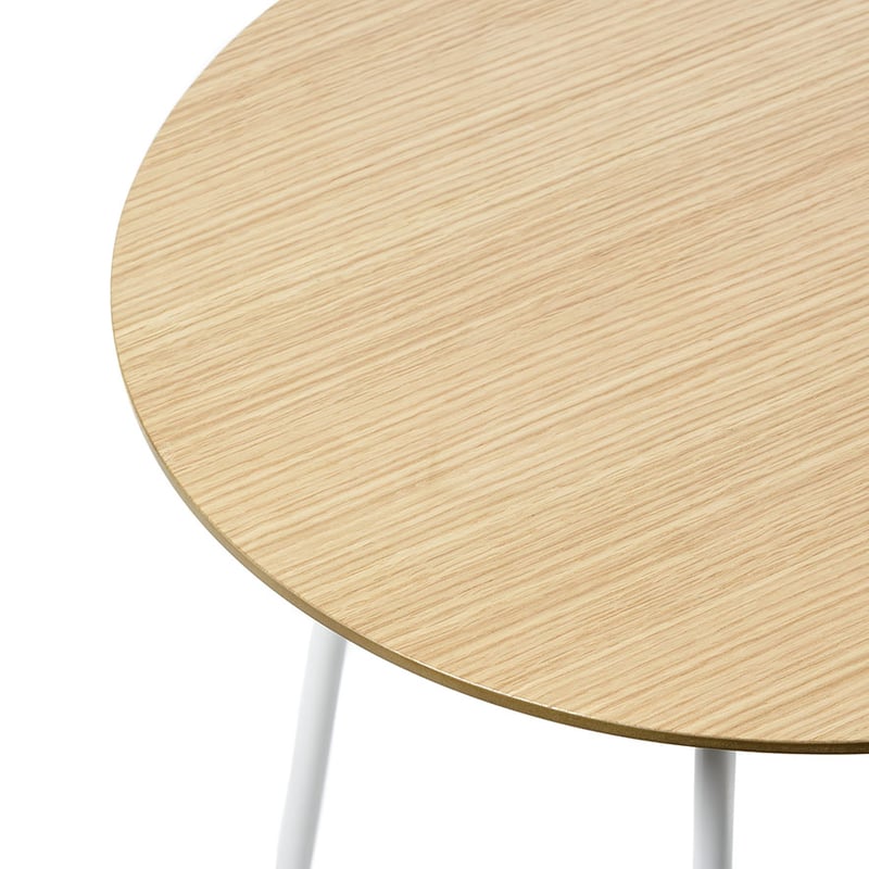 Shiloh Side Table White & Oak