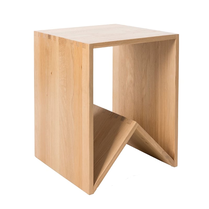 Zeke Side Table Solid Oak 