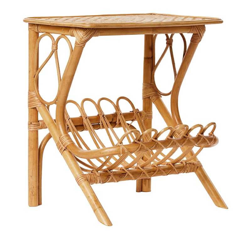 Bahama Rattan Honey Magazine Rack Side Table