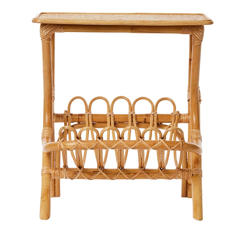 Bahama Rattan Honey Magazine Rack Side Table