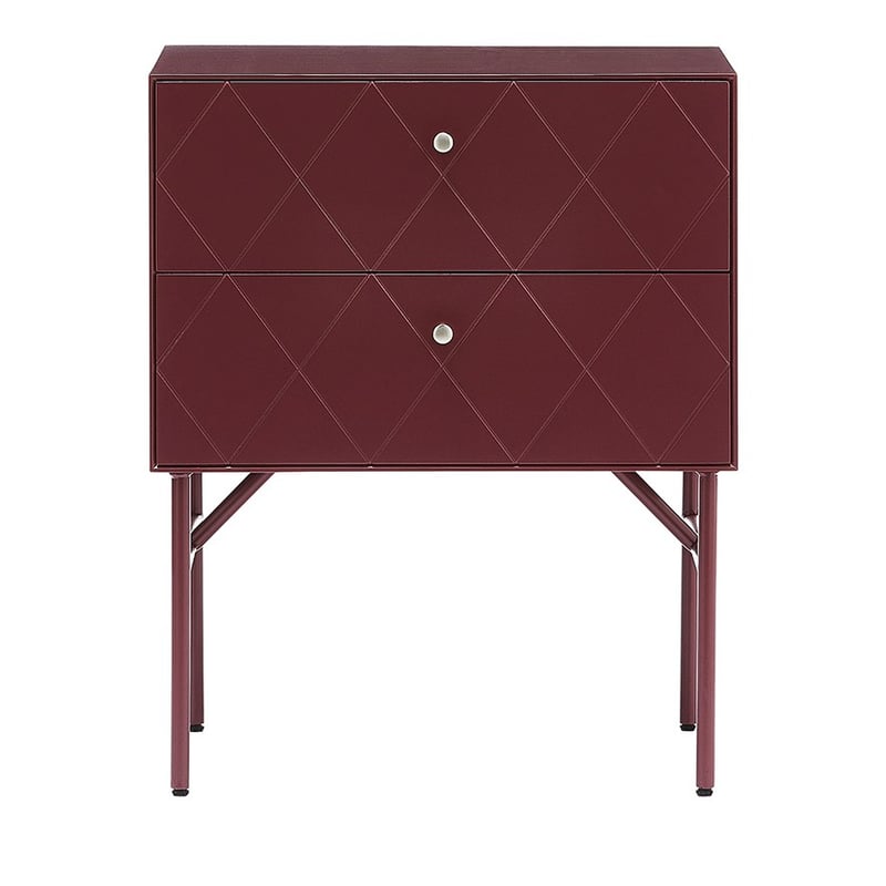 Modena 2 Drawer Rosewood Bedside Table 