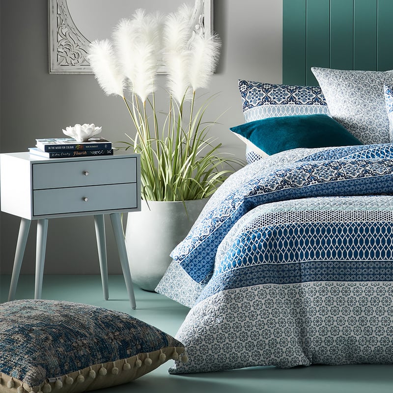 Chelsea 2 Drawer Cool Grey Bedside Table