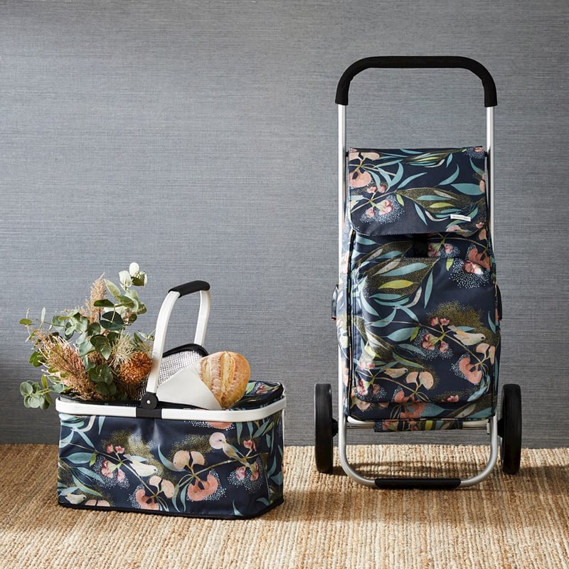 Dana Kinter Love Blooms Midnight Shopping Trolley