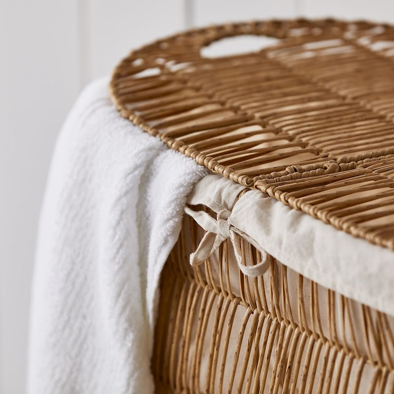 Natural Barker Laundry Basket