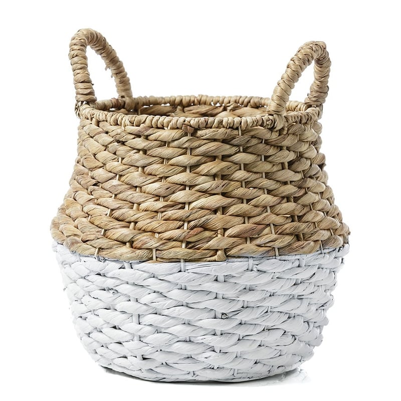 Bilbao Basket White & Natural 