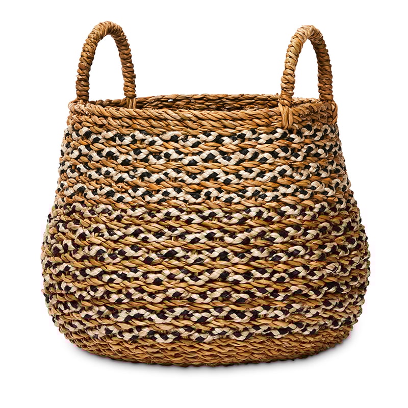 Tribal Natural Large Basket 