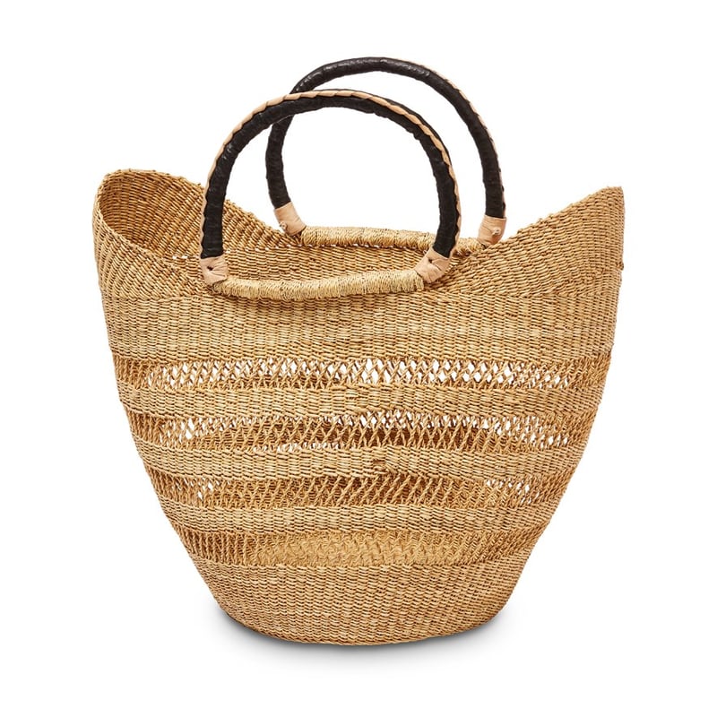 Bolga Basket Shopping L49xH46cm Natural Lace 