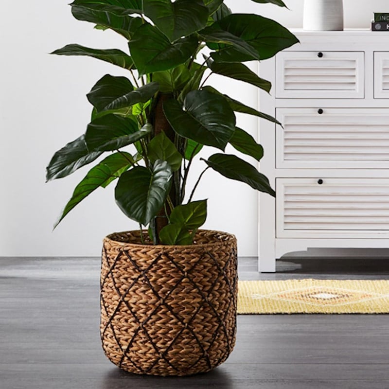 Lima Cross Basket Dia35xH35cm Natural 