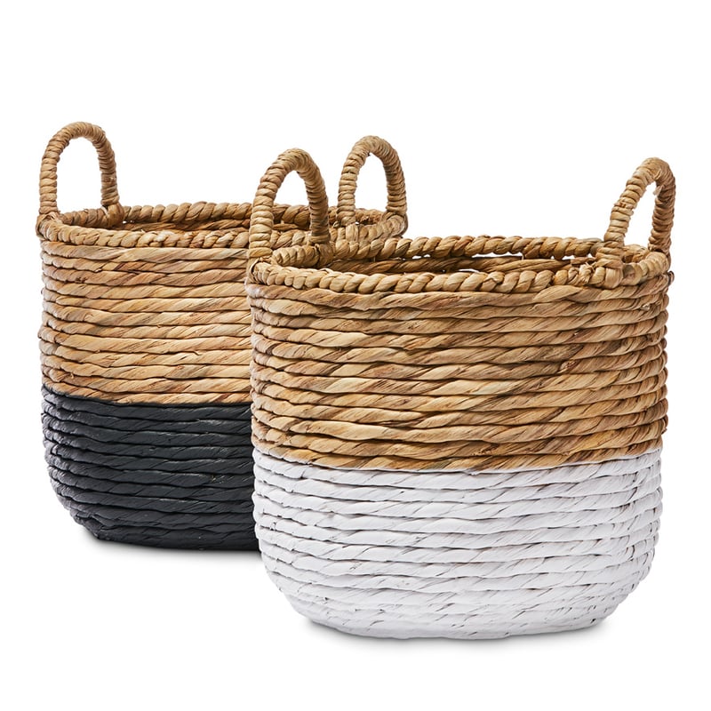Otis Basket Dia35xH31cm Natural/White 