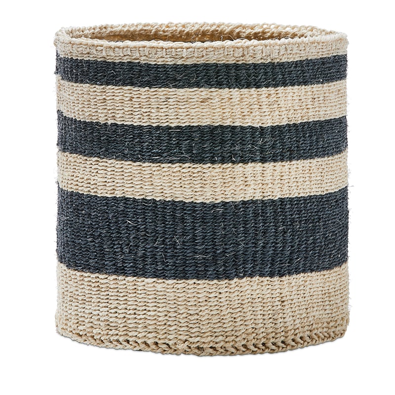 Mombasa Basket Dia20xH20cm Natural/Blue 