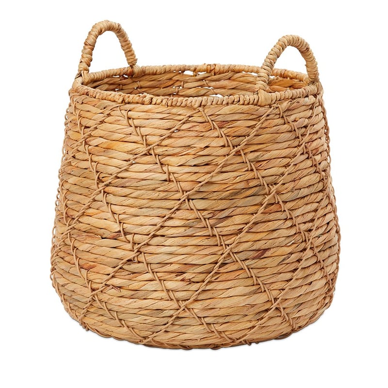 Adana Cross Basket Dia45xH38cm Natural 