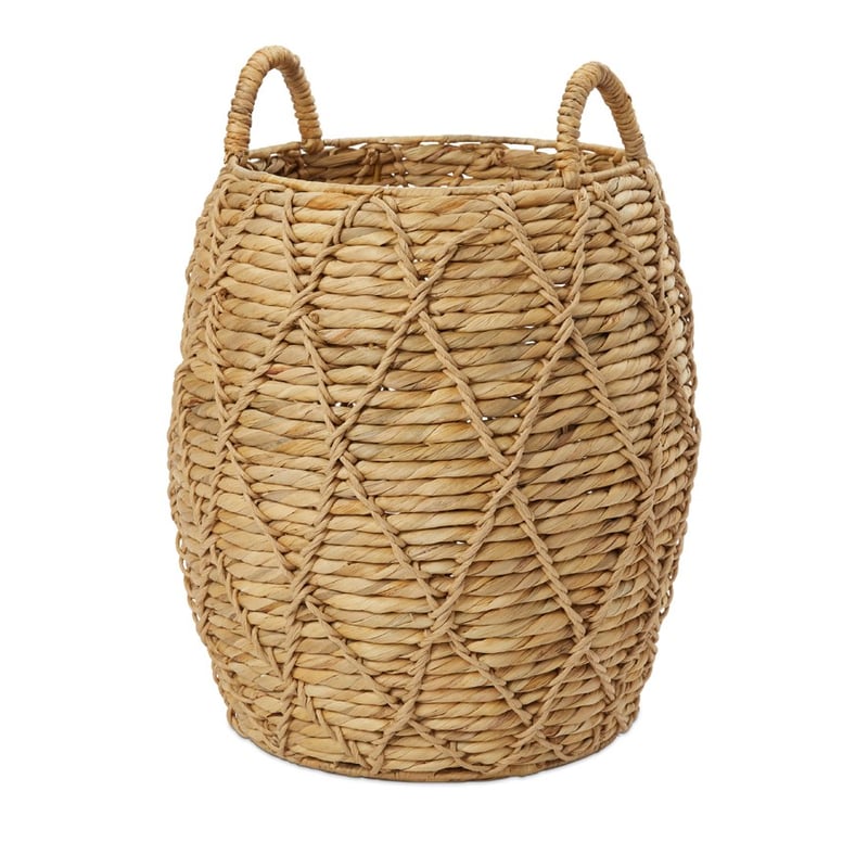 Adana Cross Basket Dia45xH38cm Natural 