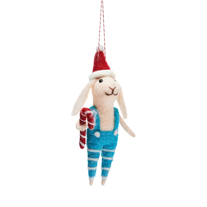 Kids Felt Bunny Elf Christmas Decoration