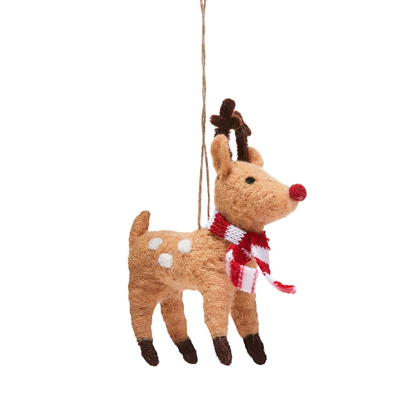 Kids Felt Reindeer Christmas Decoration