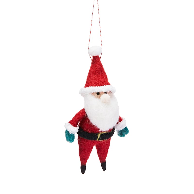 Kids Felt Santa Christmas Decoration