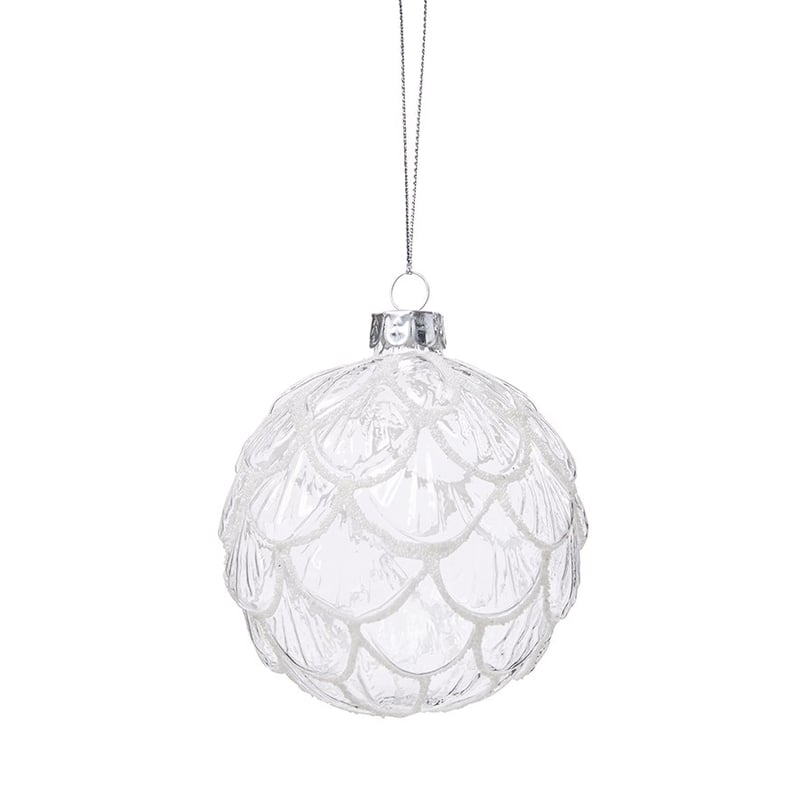 Baroque White Bauble