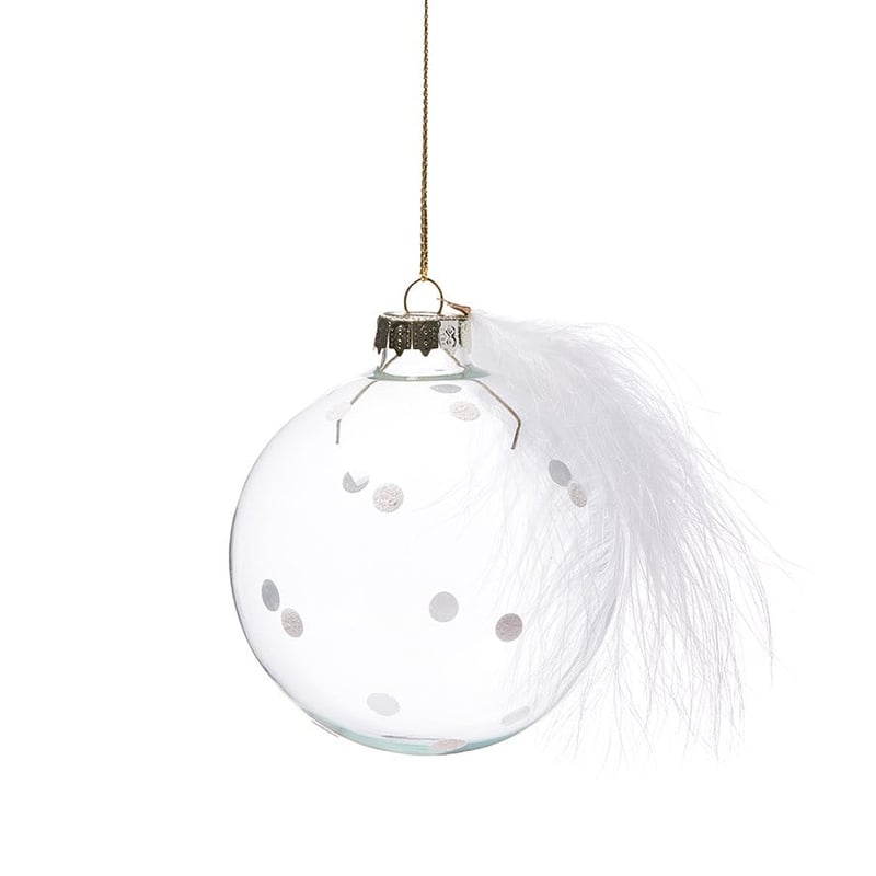 Polka Dot Clear Bauble