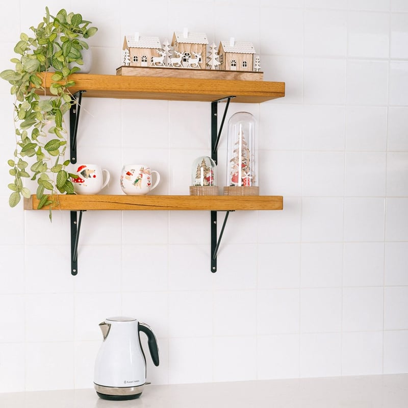 Laser Cut Three House Town Scene Ornament