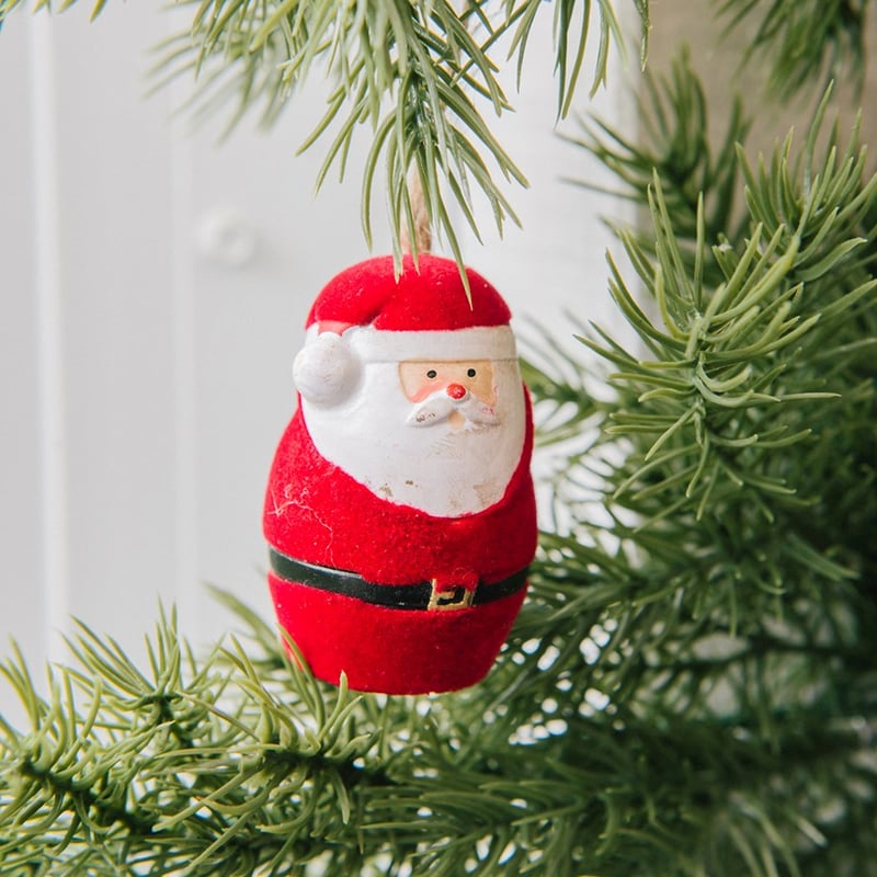 Hanging Festive Red Jolly Santa Decoration