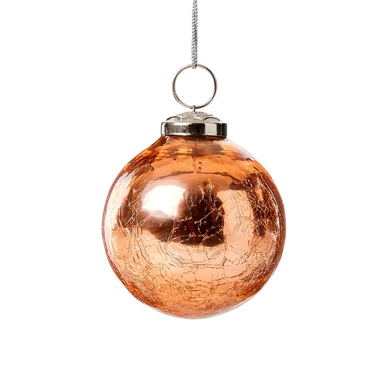 Mercury Large Rose Gold Ball Bauble