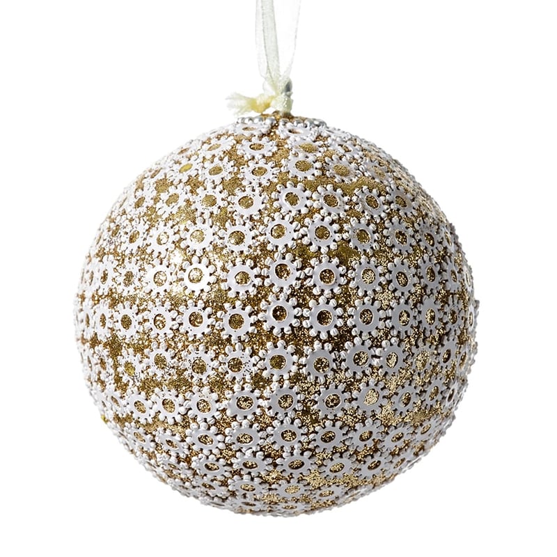 Daisy Large Champagne Bauble