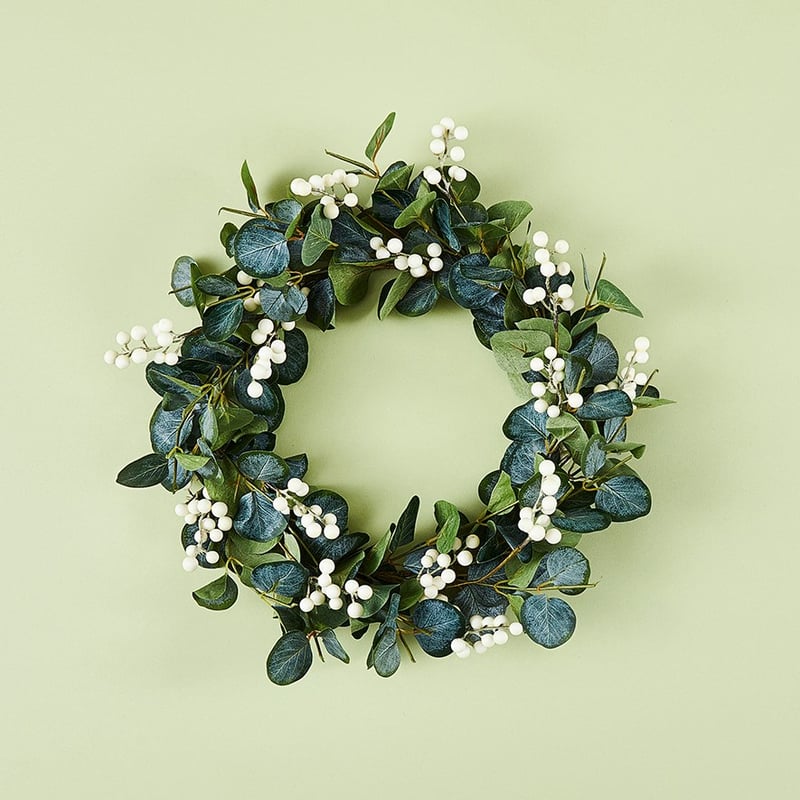 White Berry Gum Collection Green Wreath