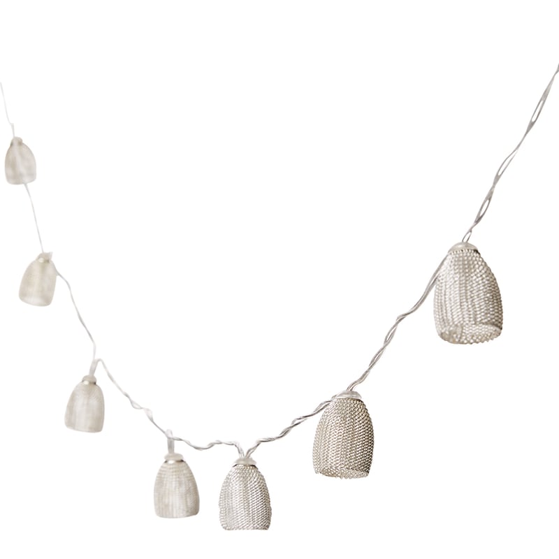 Silver Mesh String Lanterns