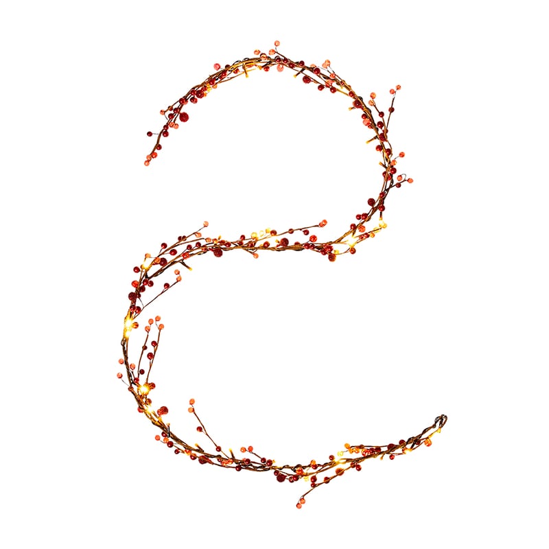 Luminous Red Berry Garland