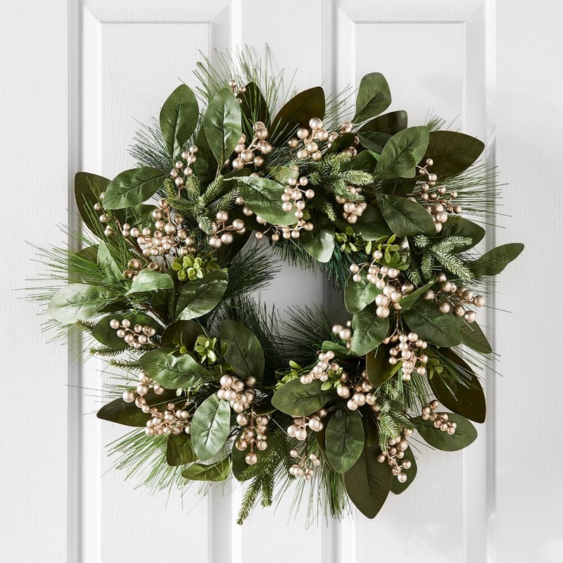 Champagne Berry Green & Champagne Wreath