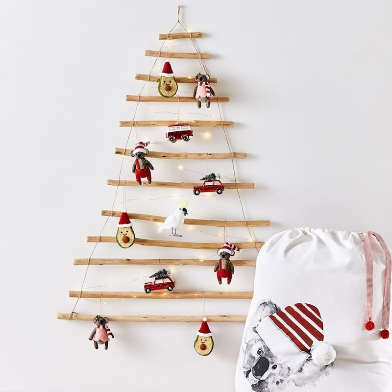 Girl Koala Brown Australiana Felted Friends Ornament