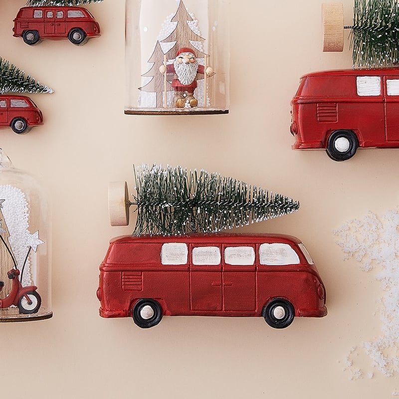Resin Red Car Decoration