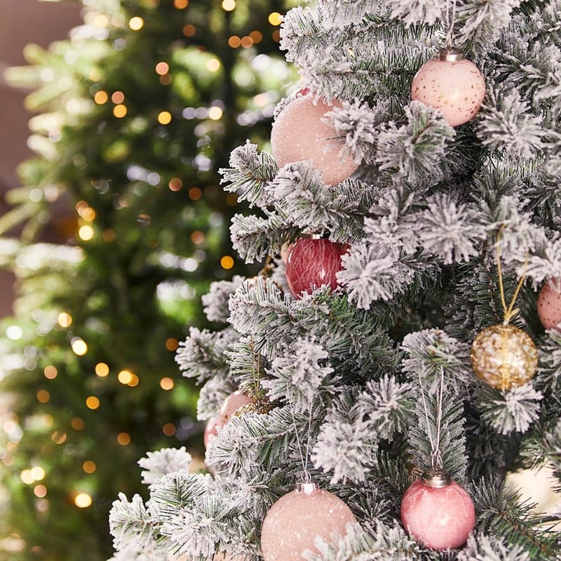 White & Green Winter 6ft Christmas Tree  