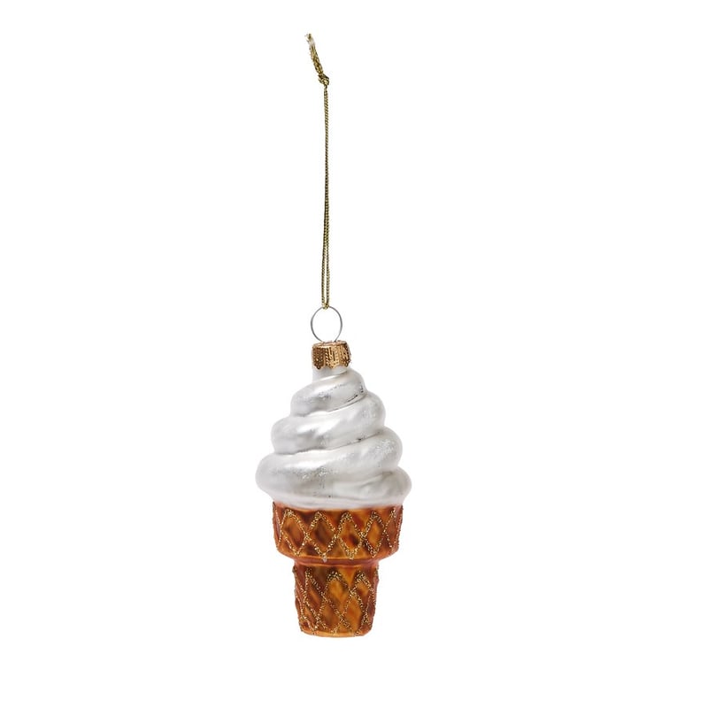 Soft Serve Icecream Vintage Glass Decoration 