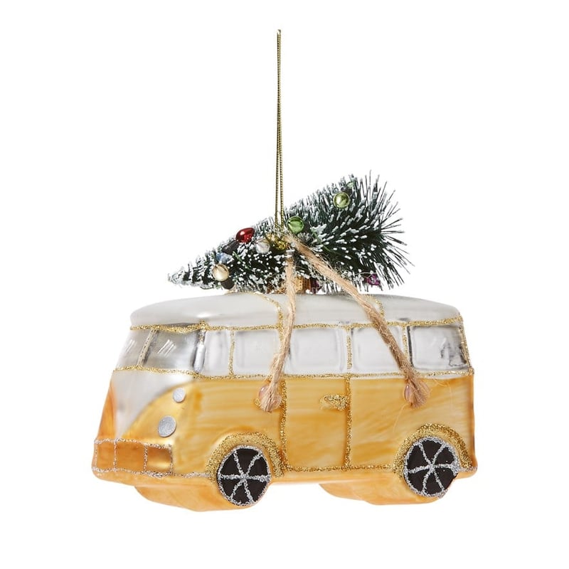 Yellow Combi Vintage Glass Decoration