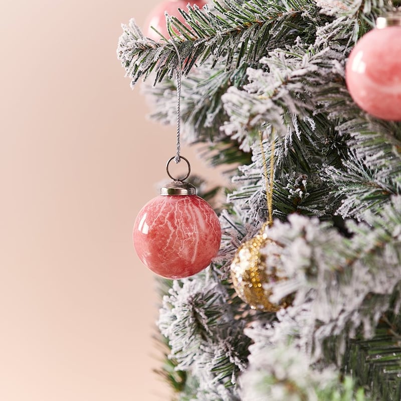 Marble Pink Bauble