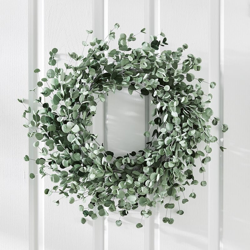 Green & Silver Coin Wreath