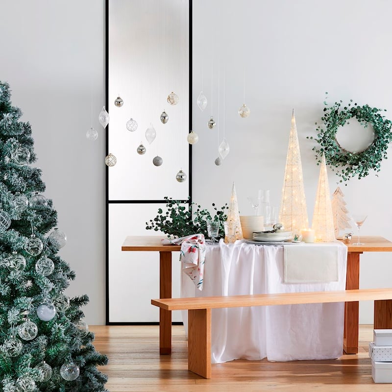 Green & Silver Coin Wreath