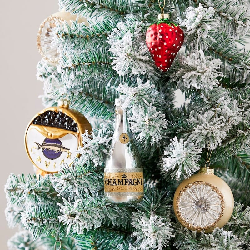 Antiqued Caviar Glass Decoration