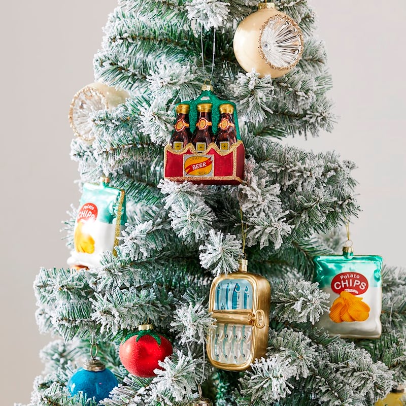 Antiqued Potato Chips Glass Decoration